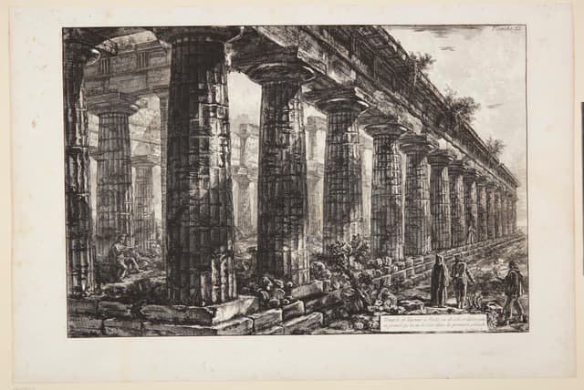 The Temple of Neptune at Paestum, Giovanni Battista Piranesi
