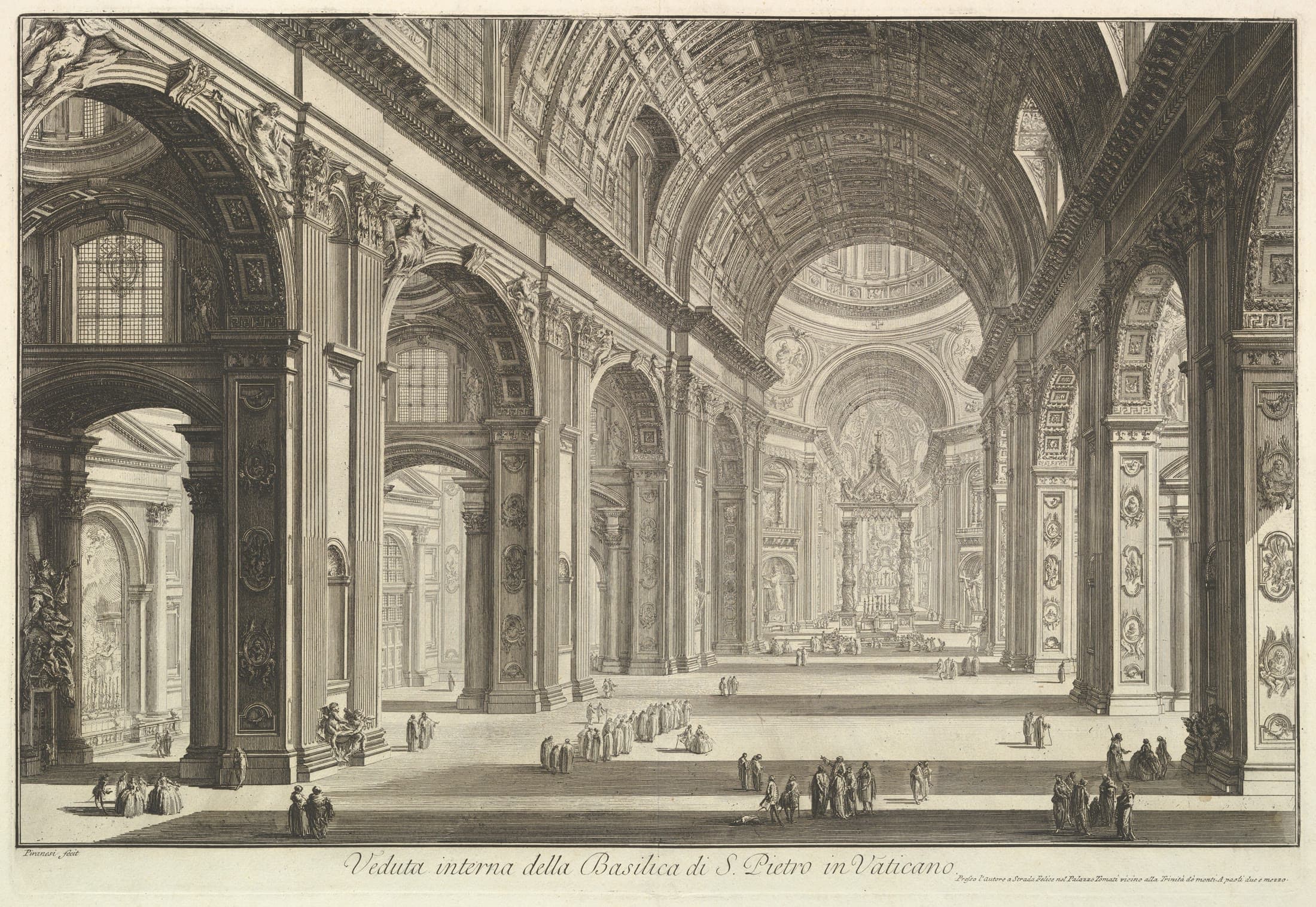 The Interior of St. Peter's Basilica